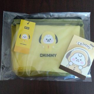 ボウダンショウネンダン(防弾少年団(BTS))のBTS BT21 メモ ポーチ chimmy ジミン セット(アイドルグッズ)