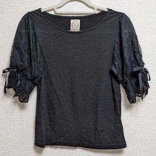 フィント(F i.n.t)の♡フィント♡袖レースカットソー♡(カットソー(半袖/袖なし))