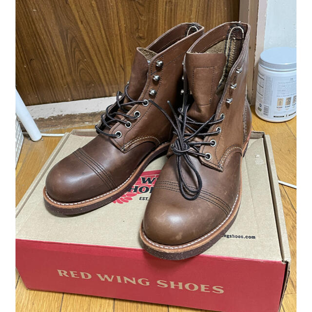 REDWING(レッドウィング)の【新品】REDWING アイアンレンジ US8.0(26cm) 8111 メンズの靴/シューズ(ブーツ)の商品写真