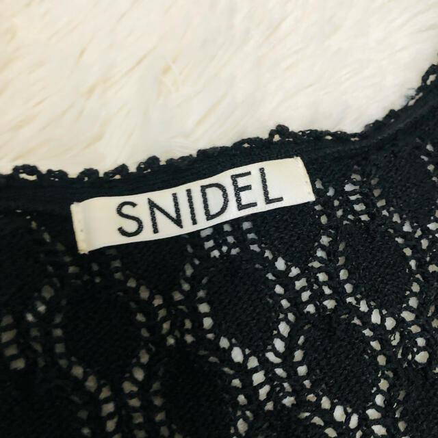 SNIDEL(スナイデル)のSNIDEL  スナイデル　クロシェロングワンピース レディースのワンピース(ロングワンピース/マキシワンピース)の商品写真