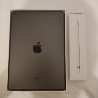 アイパッド(iPad)のiPad IPAD 128GB 第7世代 Apple Pencil セット(タブレット)