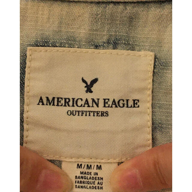 American Eagle(アメリカンイーグル)のAMERICAN EAGLE デニムシャツ✨廃盤 完売人気商品 希少 稀少 メンズのトップス(シャツ)の商品写真