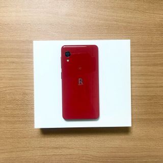 ラクテン(Rakuten)の楽天ミニ　C330 クリムゾンレッド(スマートフォン本体)