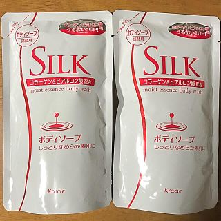 クラシエ(Kracie)のSILK シルク ボディソープ 詰替用 350ml×２ケ(ボディソープ/石鹸)