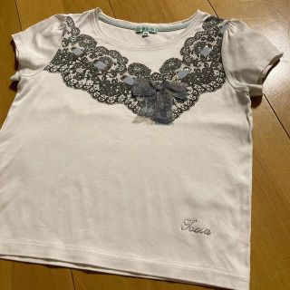 トッカ(TOCCA)のホワイト　半袖T(Tシャツ/カットソー)