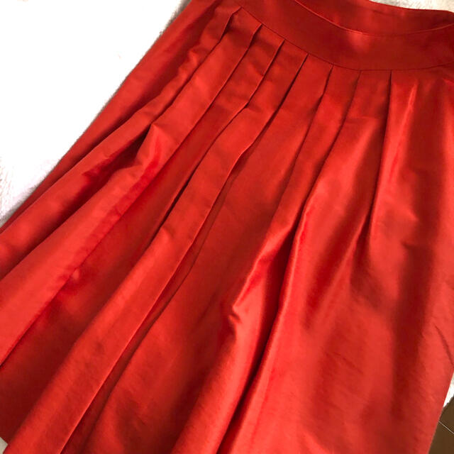aquagirl(アクアガール)のアクアガール aqua girlオレンジフレアスカート レディースのスカート(ひざ丈スカート)の商品写真