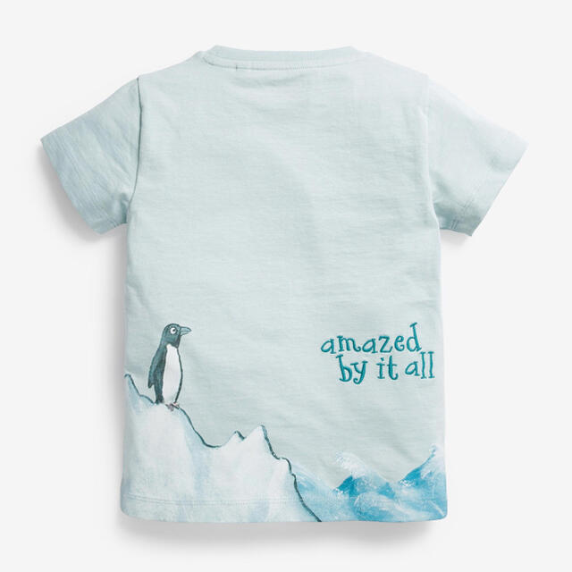 NEXT(ネクスト)の【新品】ブルー The Snail And The Whale Tシャツ キッズ/ベビー/マタニティのベビー服(~85cm)(Ｔシャツ)の商品写真