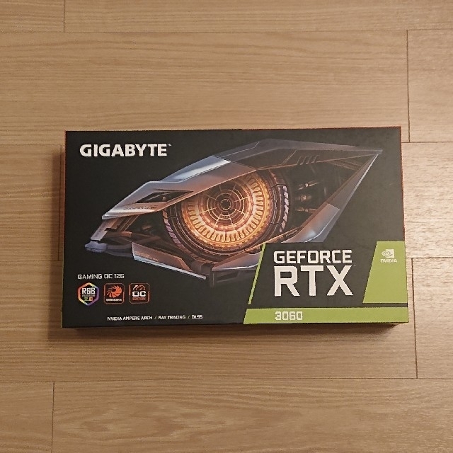 (rev. 1.0版) GIGABYTE RTX3060 ギガバイト