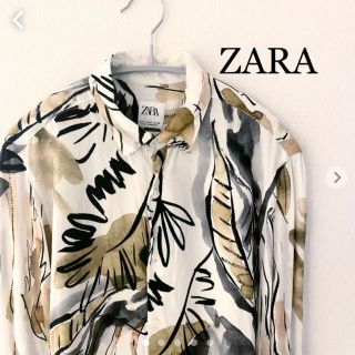 ザラ(ZARA)のZARA ザラ　長袖シャツ　柄シャツ　Sサイズ(シャツ)