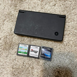 ニンテンドーDS(ニンテンドーDS)のDSi ブラック カセット付き(家庭用ゲーム機本体)
