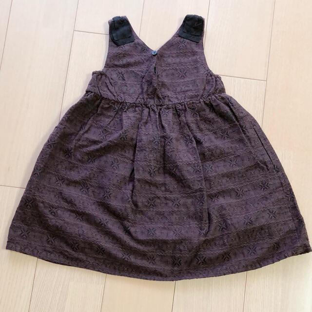 Branshes(ブランシェス)のbranshesフレアワンピース キッズ120cm キッズ/ベビー/マタニティのキッズ服女の子用(90cm~)(ワンピース)の商品写真