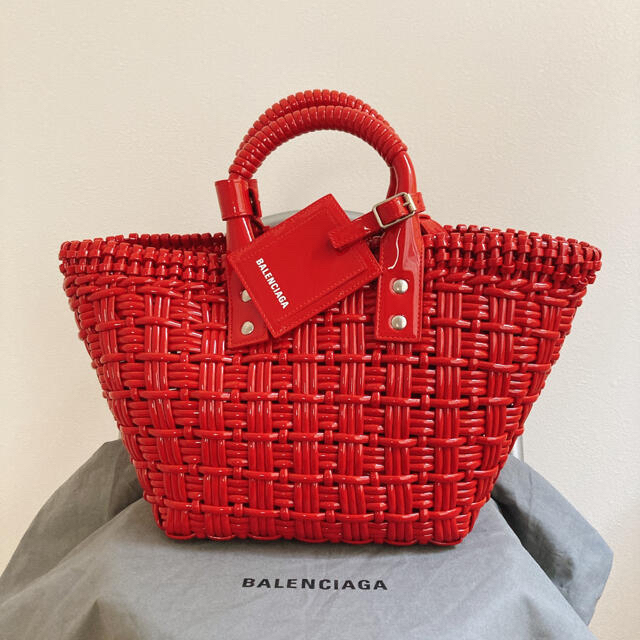 Balenciaga - 直営店購入・新品未使用 BALENCIAGA Bistro XS レッドの ...