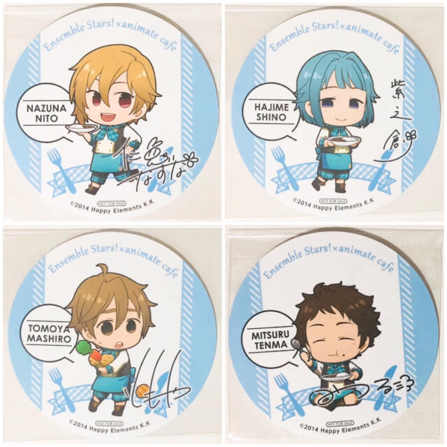 新品★あんスタ【Ra*bits】アニカフェ★特典★コースター★夢ノ咲コック★4点