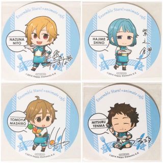 新品★あんスタ【Ra*bits】アニカフェ★特典★コースター★夢ノ咲コック★4点(その他)