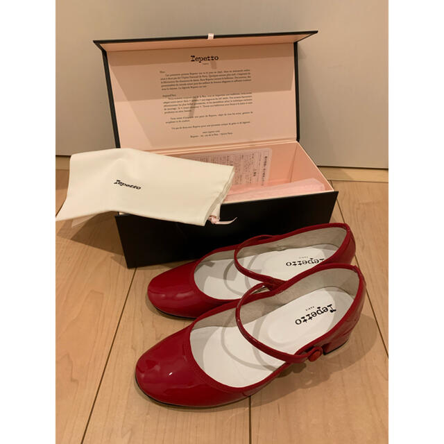 レディース★最終値下げ★【美品】repetto レペット　メリージェーン　赤