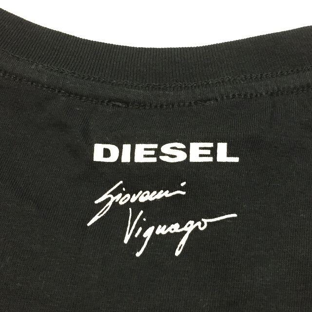 新品 正規 DIESEL ディーゼル CUBA Ｔシャツ Ｌサイズ　ブラック 7