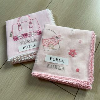 フルラ(Furla)のFURLA ハンカチーフ　新品未使用　2点　値下げ(ハンカチ)