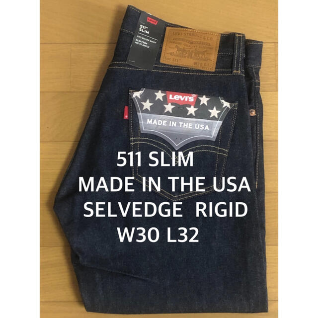 Levi's 511 SLIM FIT USA SELVEDGE RIGID