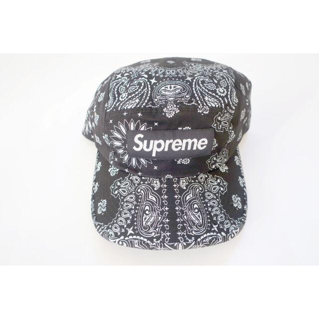 Supreme Bandana Camp Capシュプリームバンダナキャップ黒 1