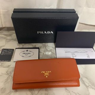 プラダ(PRADA)のPRADA♡オレンジ長財布(財布)