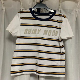 ザラ(ZARA)のパールTシャツ(Tシャツ(半袖/袖なし))