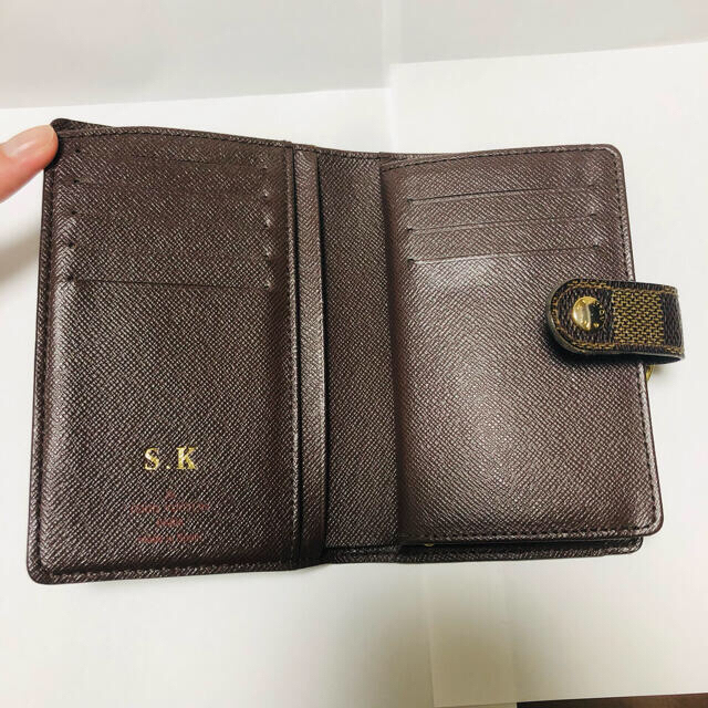 LOUIS VUITTON(ルイヴィトン)のルイヴィトン ダミエ ポルトフォイユ　ヴィエノワ　がま口　二つ折り財布 レディースのファッション小物(財布)の商品写真