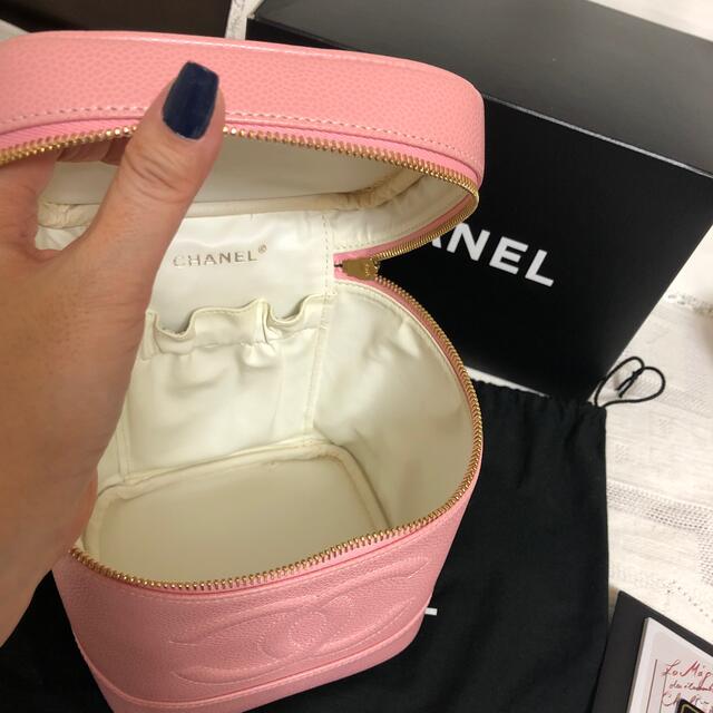 CHANEL(シャネル)の⭐️超美品⭐️CHANEL⭐️ピンクバニティ⭐️vintage⭐️ レディースのバッグ(ハンドバッグ)の商品写真