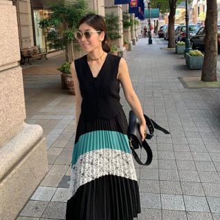 チェスティー(Chesty)のジレワンピース モンストーク(ひざ丈ワンピース)