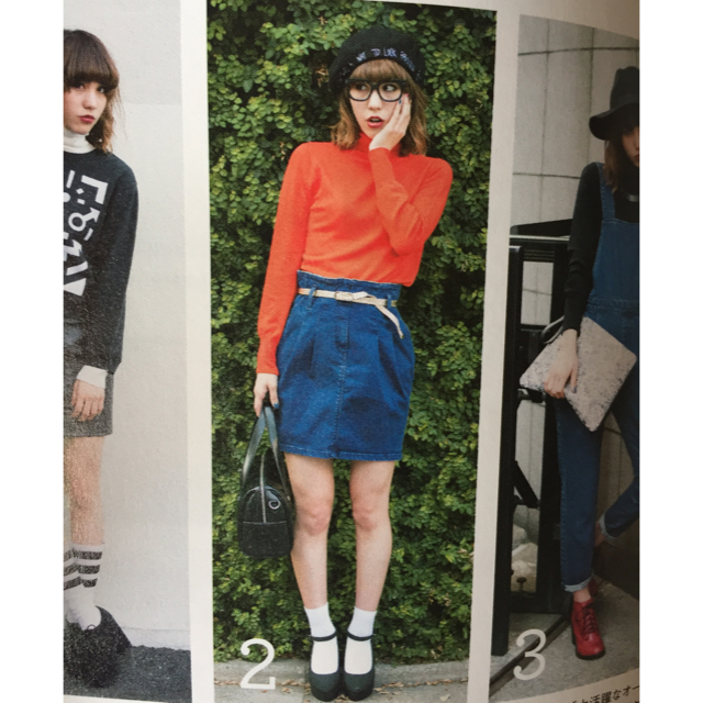 moussy(マウジー)のHIGH TUCK SK moussy レディースのスカート(ミニスカート)の商品写真