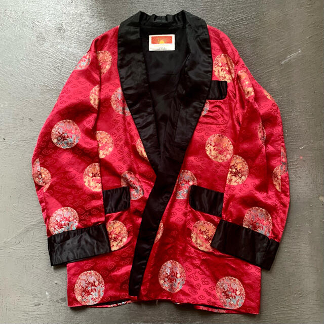 Grimoire(グリモワール)のVintage Satin china smorking jacket レディースのジャケット/アウター(テーラードジャケット)の商品写真