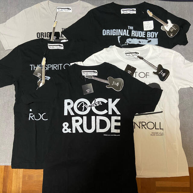 新作モデル RUDE GALLERY RUDEGALLERYルードギャラリーfenderフェンダーTシャツ新品セット - Tシャツ+カットソー(半袖+袖なし) 新作モデル RUDE GALLERY RUDEGALLERYルードギャラリーfenderフェンダーTシャツ新品セット - Tシャツ+カットソー(半袖+袖なし)