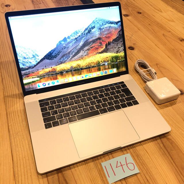 Mac (Apple)(マック)の良品！SSD512GB MacBook pro 15インチ 2017 スマホ/家電/カメラのPC/タブレット(ノートPC)の商品写真