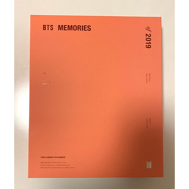 BTS memories2019 DVD