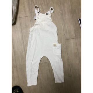 ザラキッズ(ZARA KIDS)のザラベビー　98 100 サロペット　ナチュラル(Tシャツ/カットソー)