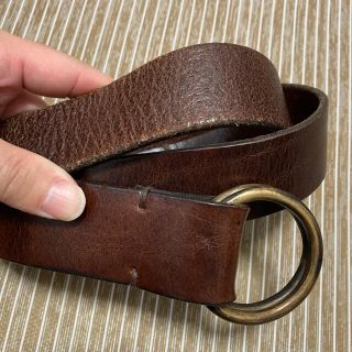 HALCYON BELT COMPANY ダブルリングベルト イギリス製 30