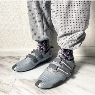 エルメネジルドゼニア(Ermenegildo Zegna)のvintage 90s zegna sport ハイテク グレー 変形スニーカー(スニーカー)