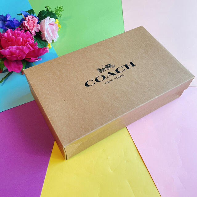 COACH(コーチ)の新品♡未使用♡コーチ オリジナルの紙袋1枚と小物用箱1枚のラッピングセット レディースのバッグ(ショップ袋)の商品写真