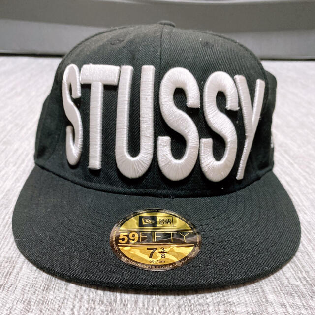 STUSSY ステューシー NEW ERA ニューエラ CAP　サイズ7 3/8