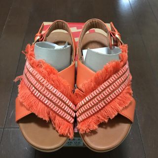 フィットフロップ(fitflop)のfitflop フィットフロップ　フリンジサンダル　サイズ6(サンダル)