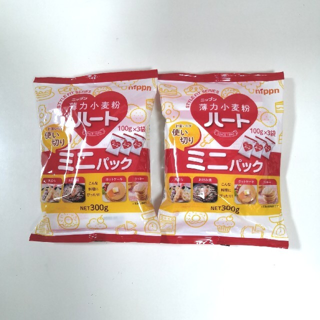 日清製粉(ニッシンセイフン)の薄力粉 小麦粉 ニップン ミニパック600g nippn 日本製粉 食品/飲料/酒の食品(米/穀物)の商品写真