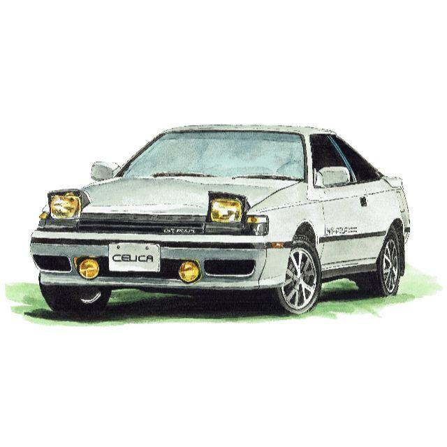 トヨタ - NC-1285セリカGT-four限定版画直筆サイン額装○作家平