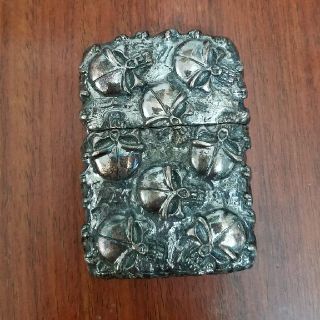 ジッポー(ZIPPO)のゴツめスカル柄、ZIPPOライターケース(タバコグッズ)