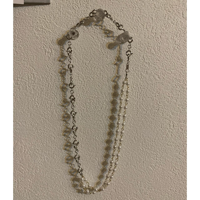 KAPITAL(キャピタル)のパールチェーン　ネックレス　pearl necklace メンズのアクセサリー(ネックレス)の商品写真