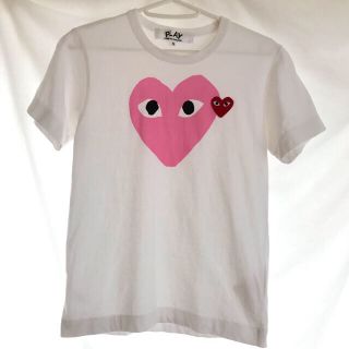 コムデギャルソン(COMME des GARCONS)のコムデギャルソン　Tシャツピンク　レディー(Tシャツ/カットソー(半袖/袖なし))