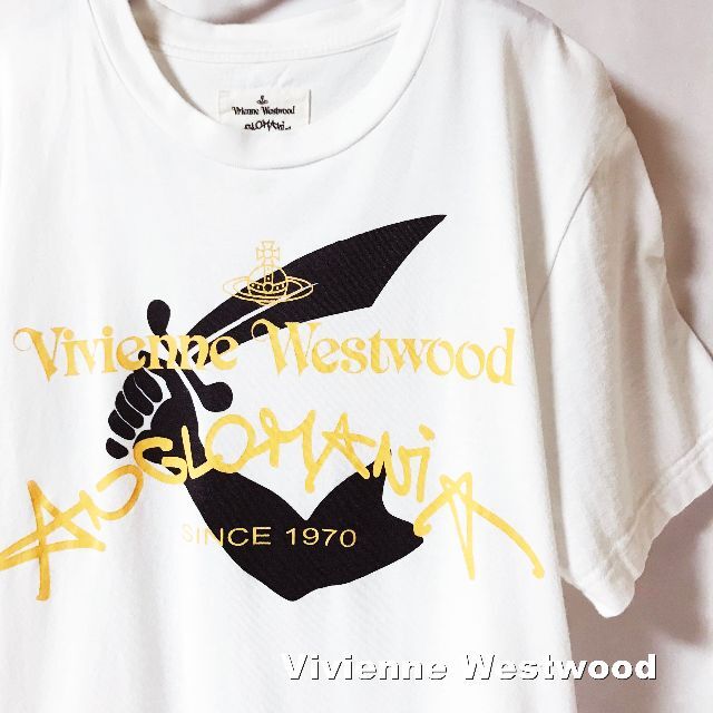 Vivienne Westwood(ヴィヴィアンウエストウッド)の【Vivienne Westwood】ORB アングロマニアロゴ Tシャツ レディースのトップス(Tシャツ(半袖/袖なし))の商品写真