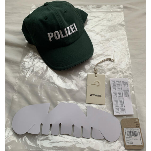 メンズvetements polizei cap