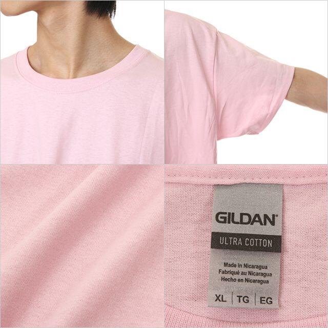 GILDAN(ギルタン)の【新品】ギルダン 半袖 Tシャツ メンズ XL ピンク 無地 大きいサイズ メンズのトップス(Tシャツ/カットソー(半袖/袖なし))の商品写真