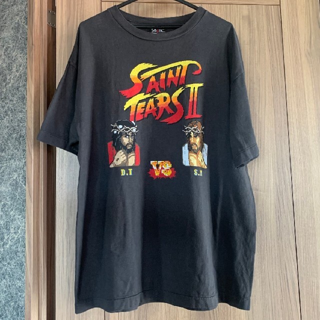SAINT MICHAEL TEARSll  XL 黒 T-SHIRTTシャツ/カットソー(半袖/袖なし)