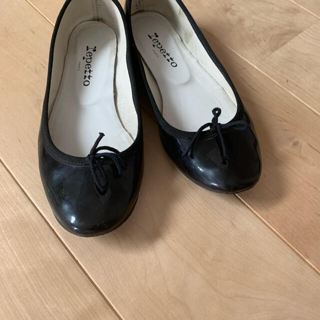 レペット　エナメル　黒　38靴/シューズ