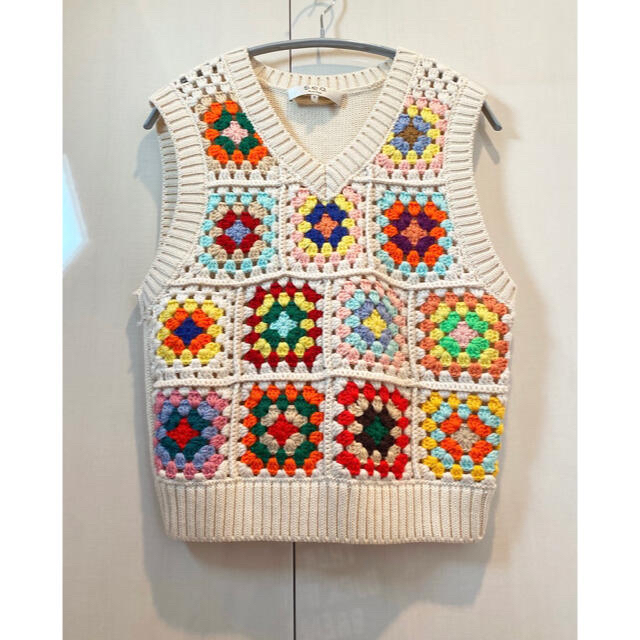 sea new york 21SS crochet vest 限定値下げ - ベスト/ジレ